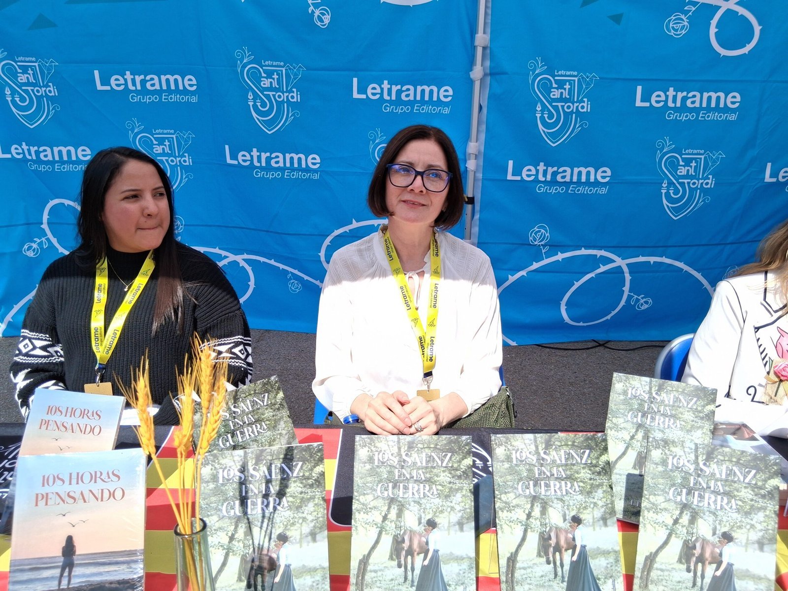 L.F. MÉNDEZ FIRMÓ EJEMPLARES DE LOS SÁENZ EN LA GUERRA EN SANT JORDI 2025